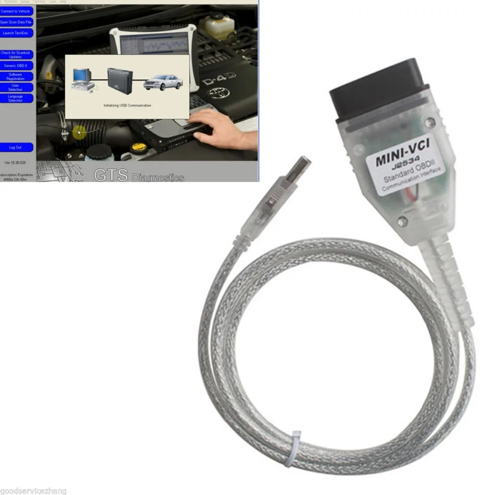 mini vci cable for toyota tis techstream