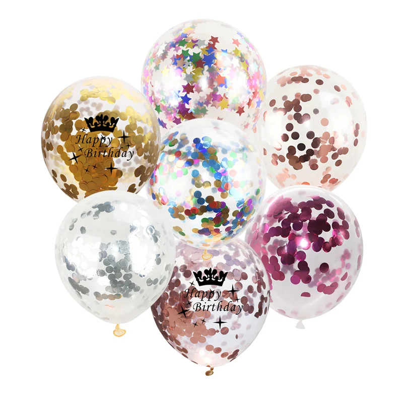 

12inch Confetti Balloons Birthday Ballons Wedding Balloons Wedding Decorations Birthday Baby Shower Party ballon Supplies