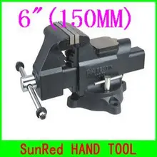 BESTIR Тайвань высокое качество США стиль "(150 мм) настольный стол тиски 360 Универсальный тиски, № 10943