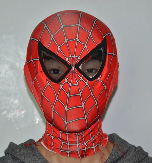 

fabric mask Cosplay Spiderman Faceshell and Spider-Man Masks Halloween Gift Spiderman costume props
