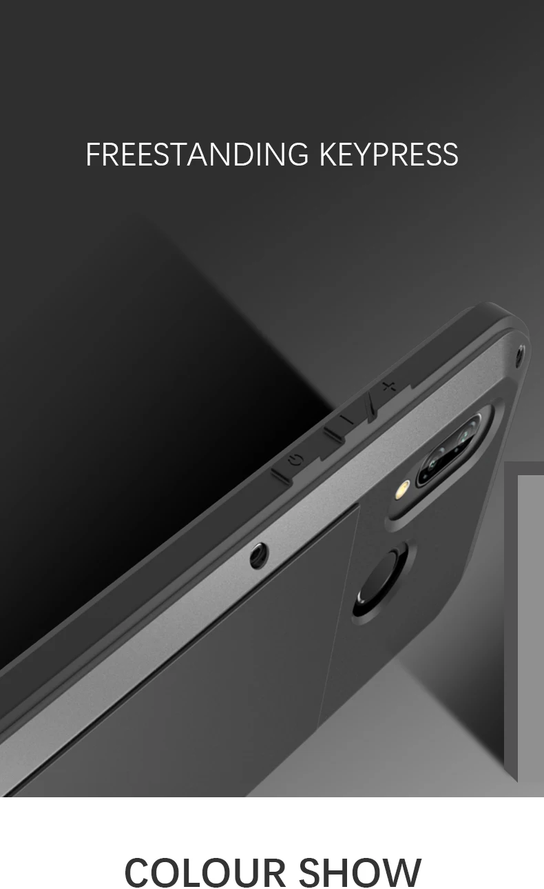 Gorilla glass film gift) LOVE MEI металлический водонепроницаемый чехол для Huawei P20 Lite 5 84