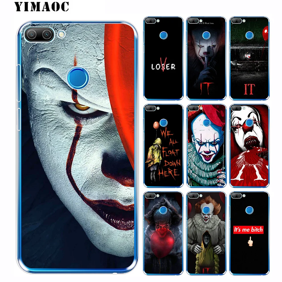 

YIMAOC The Clown Horror IT Soft Case for Huawei Honor 10 9 8X 8C 8 7C 7X 7A Pro 6A Lite Note 10 Nova 3i 3 2i Y6 Y7 Y9 Prime 2018