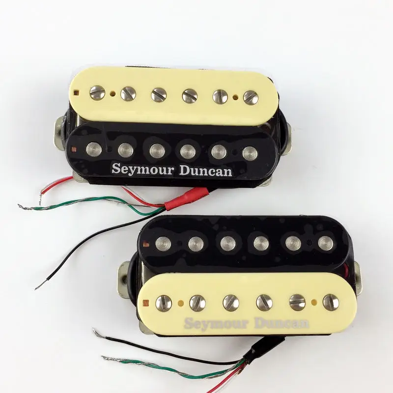 1 комплект Seymour Duncan шея и мост хамбакер Пикап Зебра