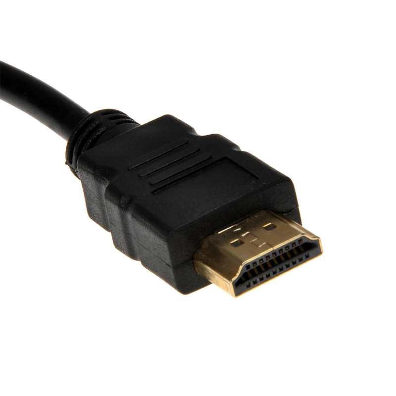 Kebidu 1080P HDMI к VGA кабель адаптер папа Famale конвертер RGB Женский цифровой для HDTV ПК