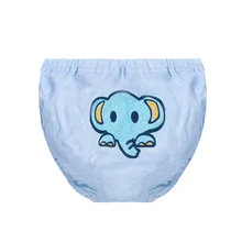 Милое детское нижнее белье с рисунком льва, слона хлопковые детские трусики нижнее белье для мальчиков трусы для девочек, комплекты нижнего белья для малышей