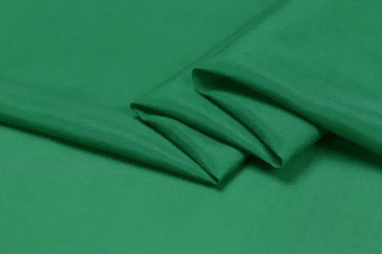 

Howmay silk fabric cotton blend 9m/m 55" 140cm 50% silk 50% cotton green 64# for lining or women's dress scarf hijab