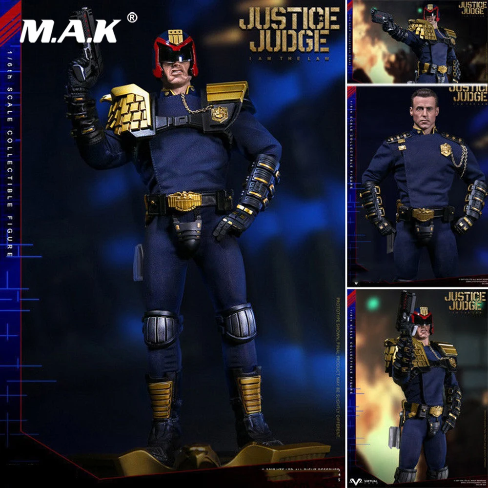 VM-023 1/6 коллекционный полный набор JUSTICE JUDGE Dredd полицейский фигурка модель с двумя головками для фанатов Коллекция подарков VM-023 1/6 коллекционный полный набор JUSTICE JUDGE Dredd полицейский фигурка модель с двумя головками для фанатов Коллекция подарков