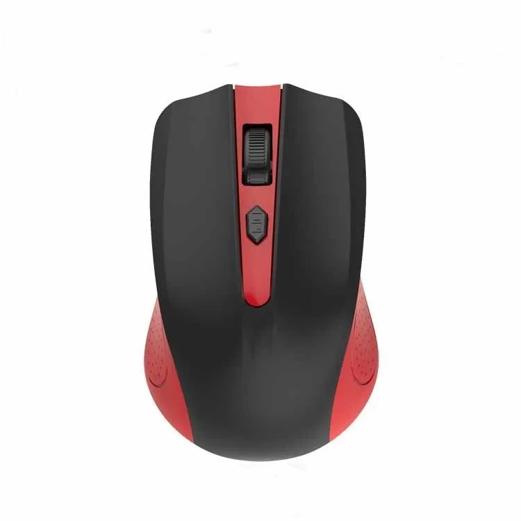 SeenDa 2.4GHz Wireless Mouse 4 Keys USB Receiver Pro Gamer Mice 1600 DPI Mice Optical Wireless Mouse For PC Laptop Desktop - Цвет: red