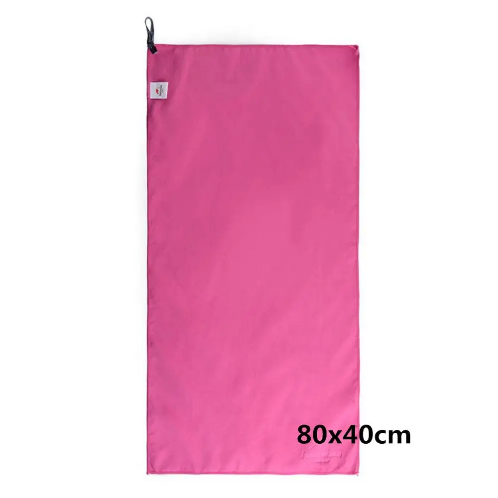rose 80x40cm Naturehike быстросохнущее дорожное полотенце для плавания, многоцелевое быстросохнущее впитывающее полотенце для плавания, йоги, пляжа, спорта - Цвет: rose 80x40cm