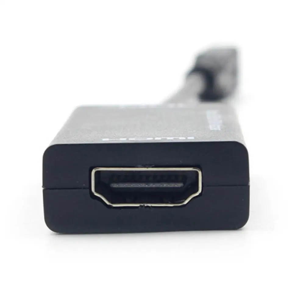 Высококачественный Черный Micro USB к HDMI Мужской к женскому высокая скорость HDTV адаптер конвертер кабель для телефона для мобильного телефона