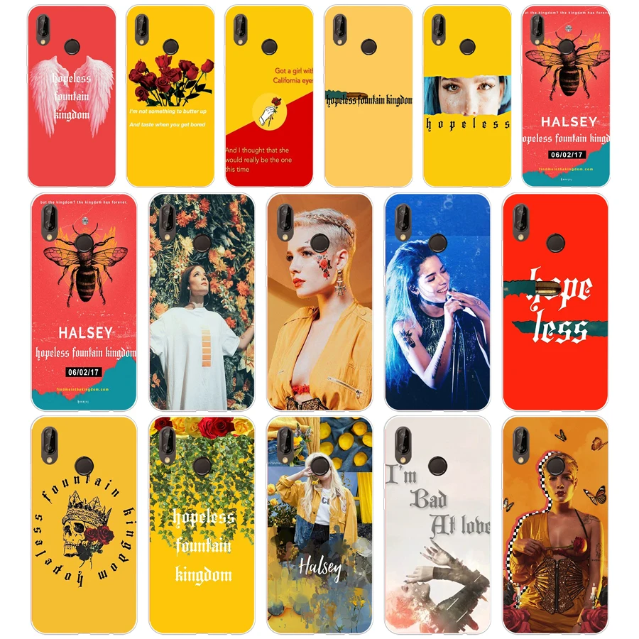 

227SD Halsey Hopeless Fountain Kingdom Soft Silicone Tpu Cover Case for Honor 10 huawei p mate 10 20 30 lite y5 y6 prime