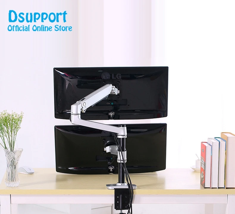 Mechanical-Spring-Full-Motion-17-32inch-Dual-Monitor-Holder-Mount-Arm-Aluminum-Monitor-Support-Max-Loading (1)