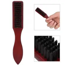 Деревянная портативная Расческа для бороды, щетка для бритья для бороды, гребень для бороды