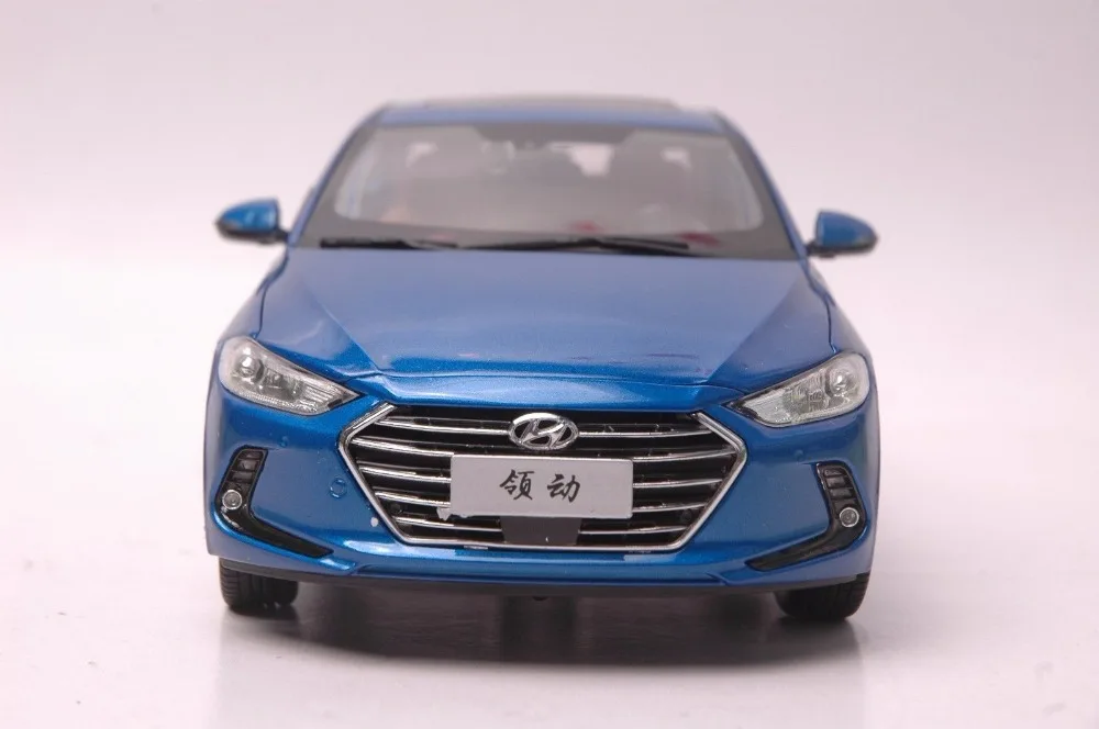 1:18 литая под давлением модель для hyundai Elantra 6 Lingdong Avante игрушечный автомобиль миниатюрная коллекция