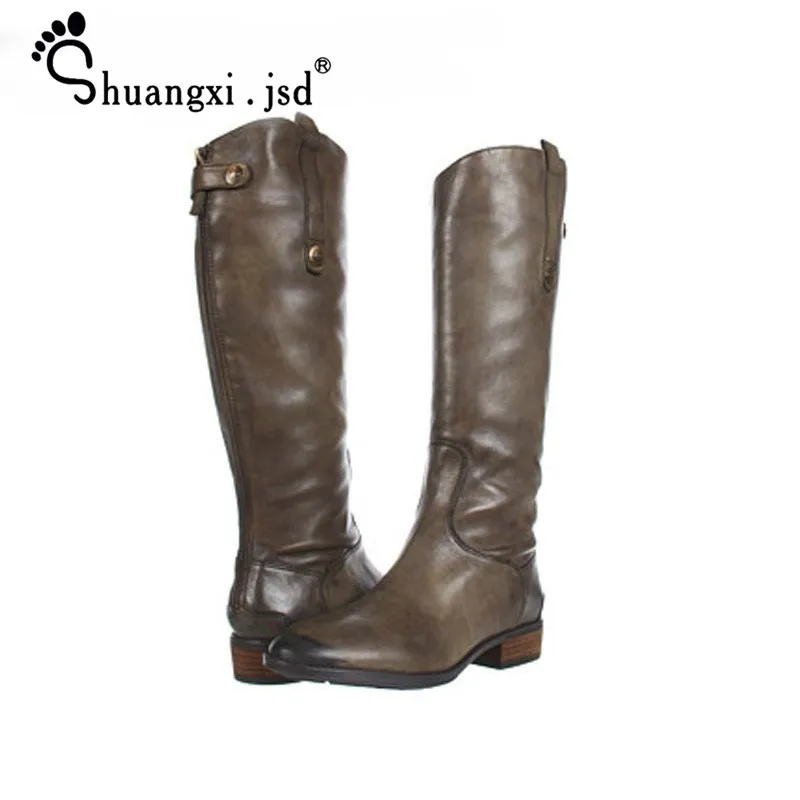 

Shuangxi.jsd Winter Boot Women Luxury Knee High Boots Plus Size High Quality Keep Warm Waterproof Woman Shoes botines mujer 2018