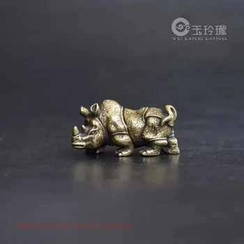 

Brass rhino Pendant