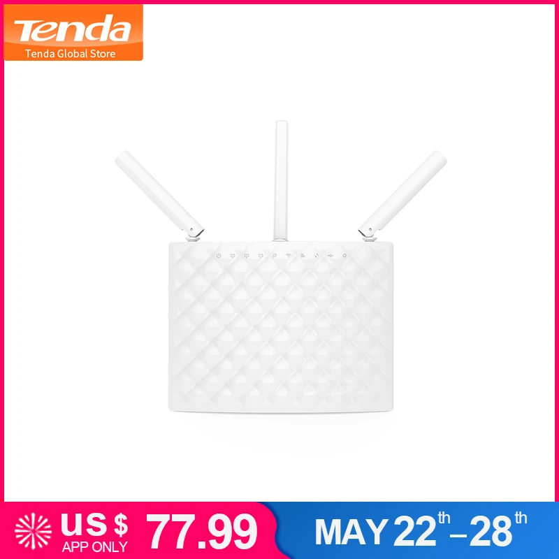 

Tenda AC15 Smart 1900Mbps 11ac Gigabit Wireless WiFi Router Wi-Fi Repeater,USB 3.0, APP Remote Manage, English/Russian Firmware