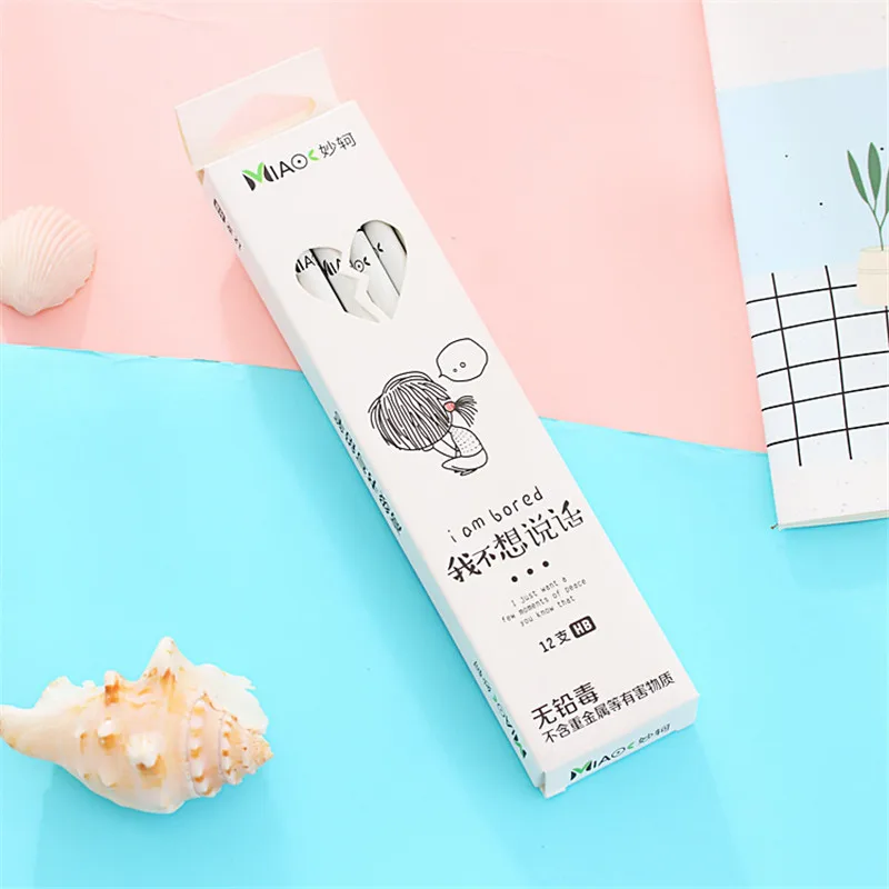 12 шт. в Корейском стиле творческие милый карандаш HB Kawaii детские школьные