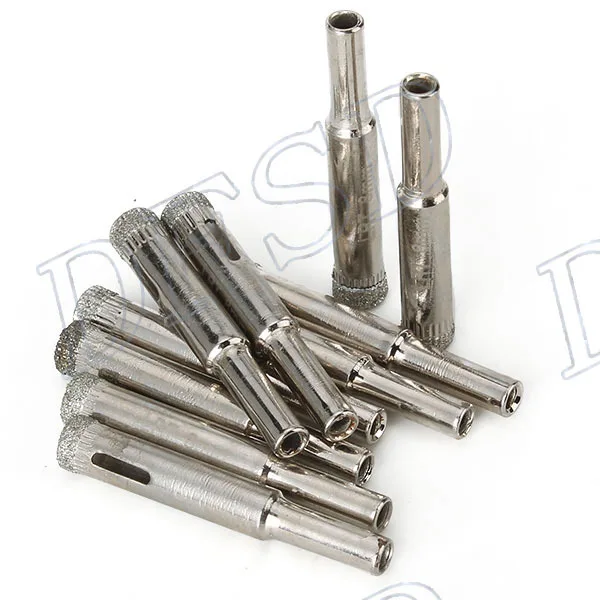 8mm Marble Cutting Glass Hole Saw with Sturdy Metal Body Pack of 10in