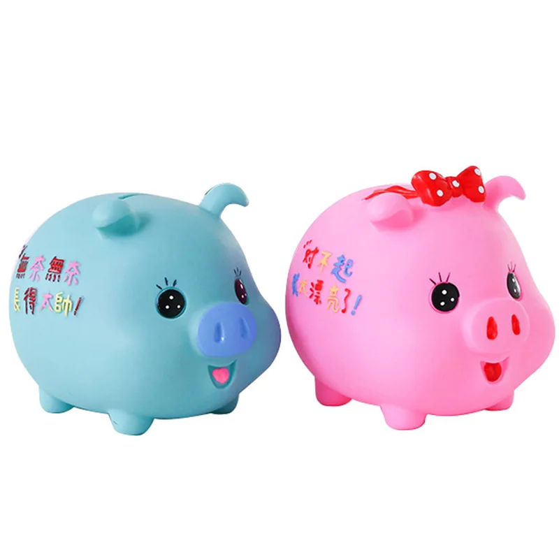 Мультфильм пара свинок копилка украшения настольные поделки Lucky Pig модель