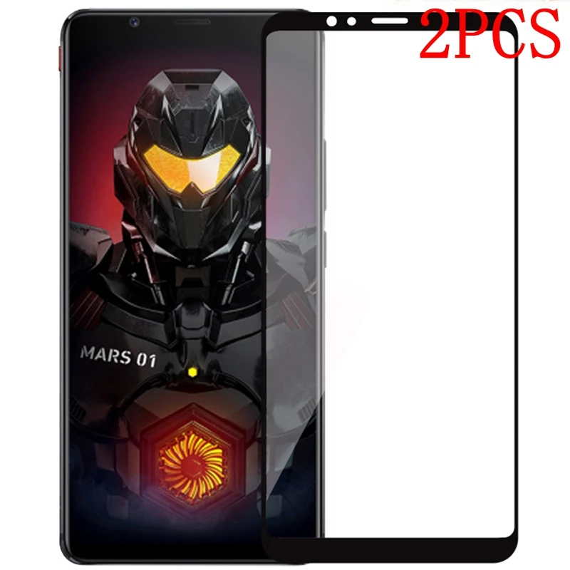 Закаленное стекло для ZTE Nubia Red Magic Mars с полным покрытием Защитная пленка экрана 2