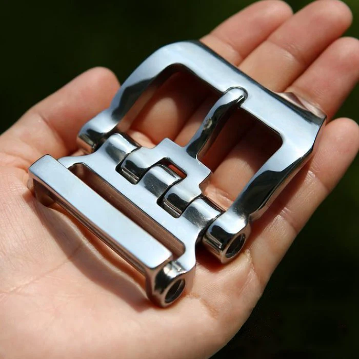 1pcs DIY Leather craft Hardware 40mm Belt buckle ,Brushed Metal Solid