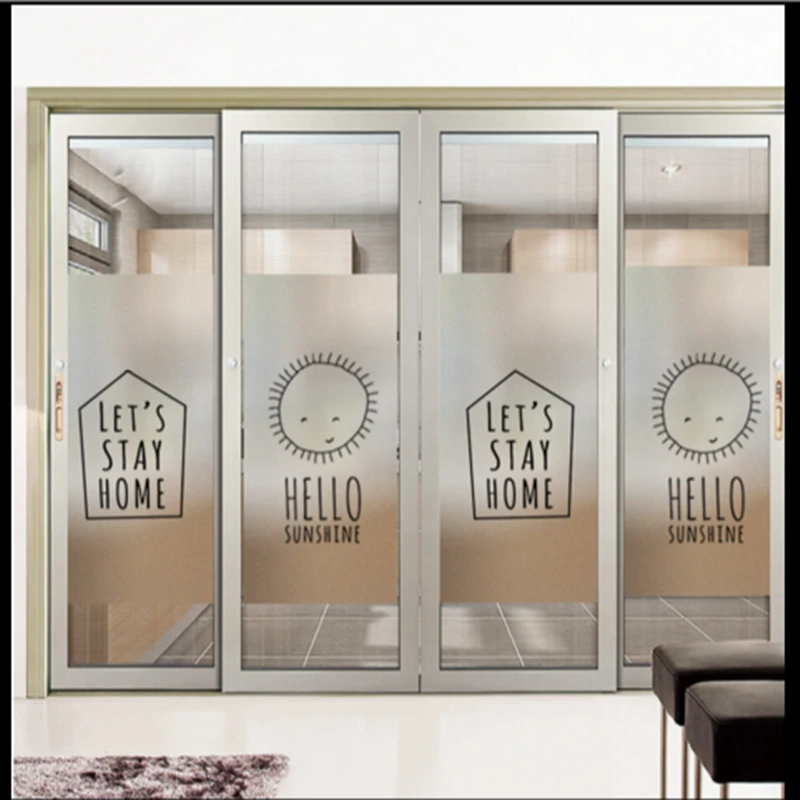Window Glass stickers Office Living Room Bathroom Dormitory Frosted