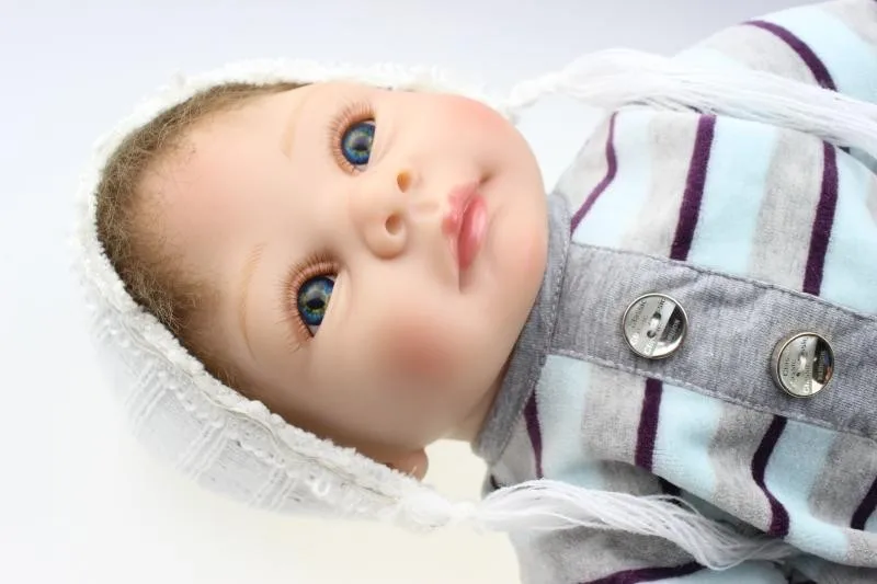 55 см Новое моделирование силиконовые Reborn Baby Doll игрушки ручной работы детские домашние куклы игрушки подарок на день рождения игровой дом