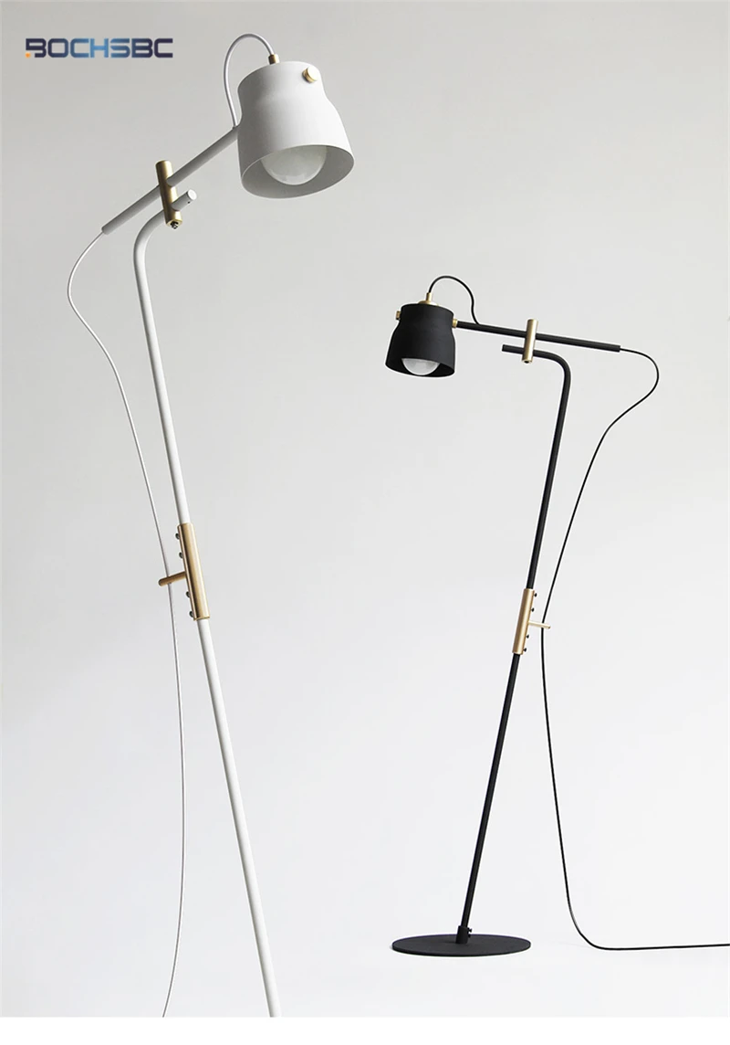 BOCHSBC Креативный дизайн регулируемый торшеры Торшер для Спальня вилла Гостиная исследование современный Утюг искусств LED чердак свет