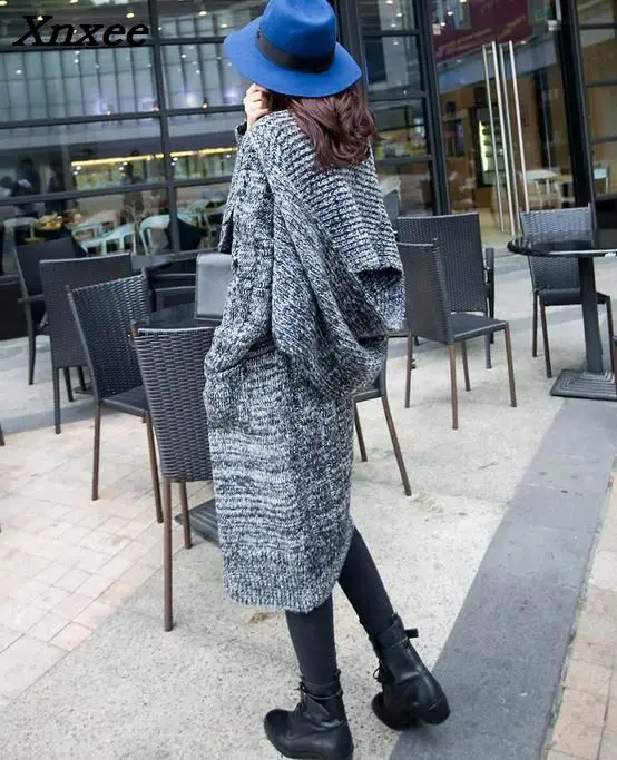 Thick Long Women Sweaters and Cardigan Long Sleeve Winter Coat Women Loose Solid Top Femme Xnxee Thick Long Women Sweaters and Cardigan Long Sleeve Winter Coat Women Loose Solid Top Femme Xnxee