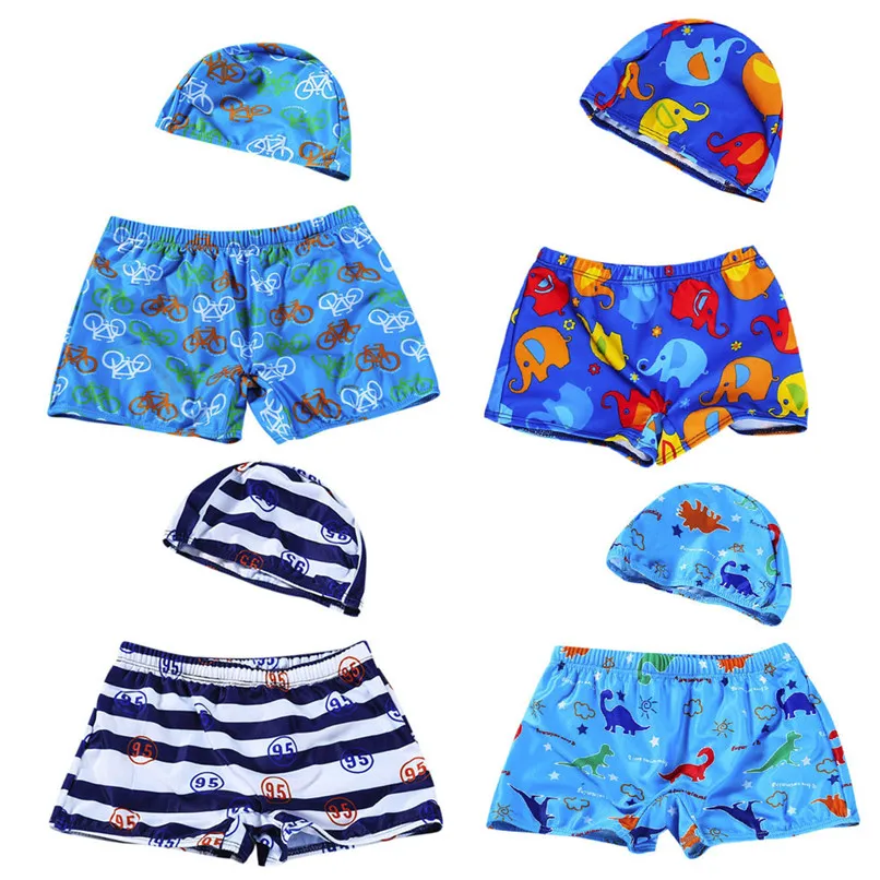 Buy Summer 2Pcs Baby Clothes Kids Baby Boys Print Shorts Stretch Beach Swimsuit