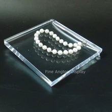 200*200*15 мм квадратная акриловая пустая ожерелье из блоков органайзер для ювелирных изделий панель дисплея Прозрачная основа