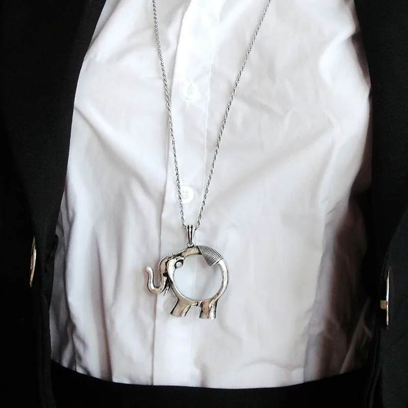 1 шт 3x портативное модное ожерелье для чтения кулон-лупа Ожерелье декоративное увеличительное стекло