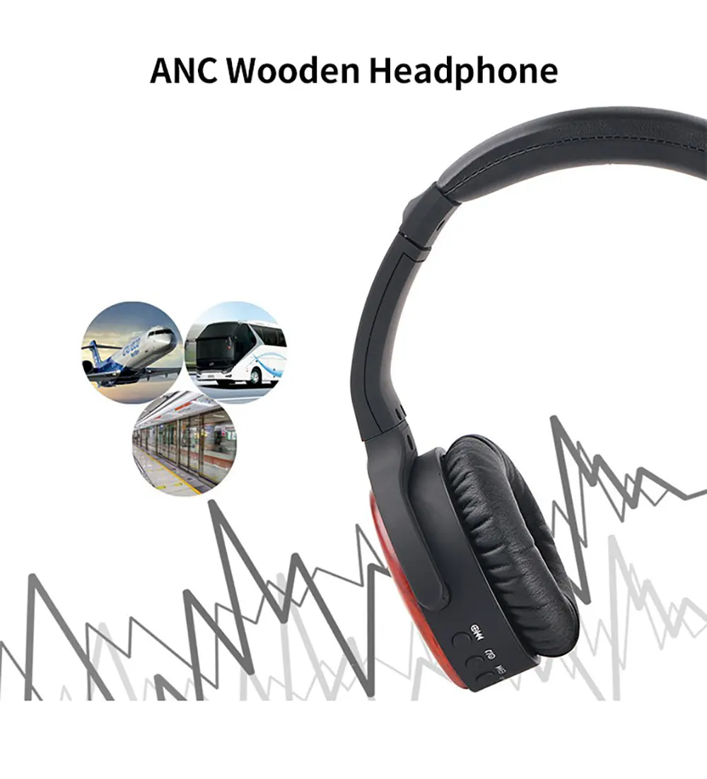 TORTOYO BH539 деревянные HIFI Смарт Bluetooth наушники Сабвуфер гарнитура Беспроводные