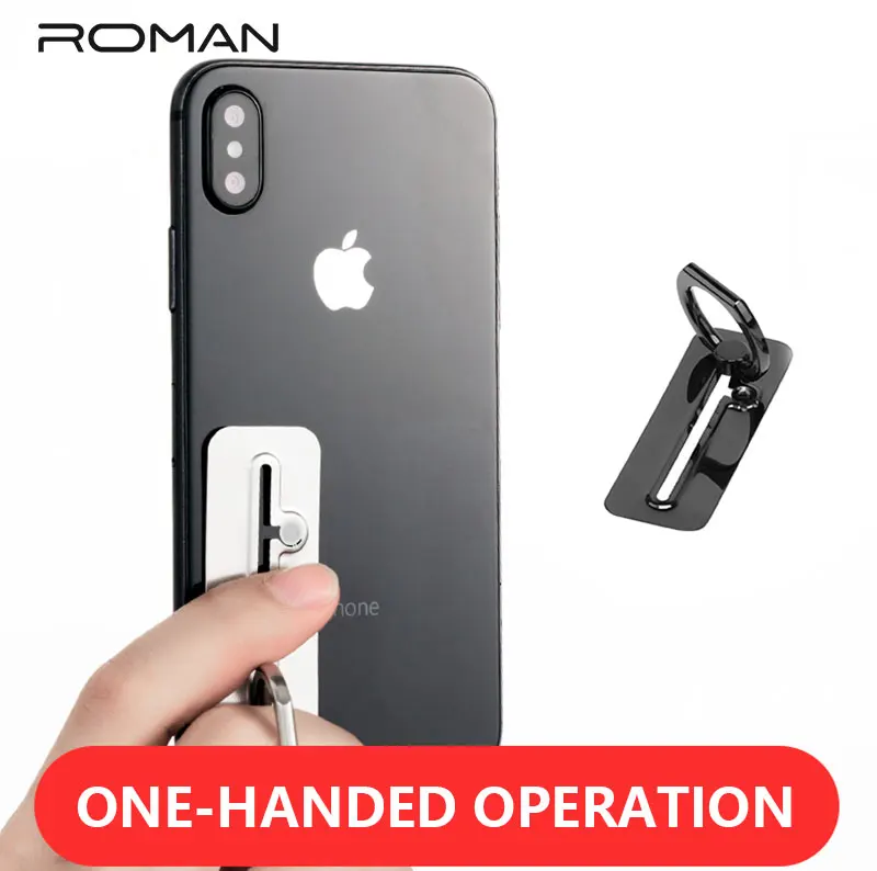 Римское кольцо на палец, подставка для смартфона, держатель для мобильного телефона, подставка для телефонов для iphone x 7 8 xiaomi huawei, раздвижная