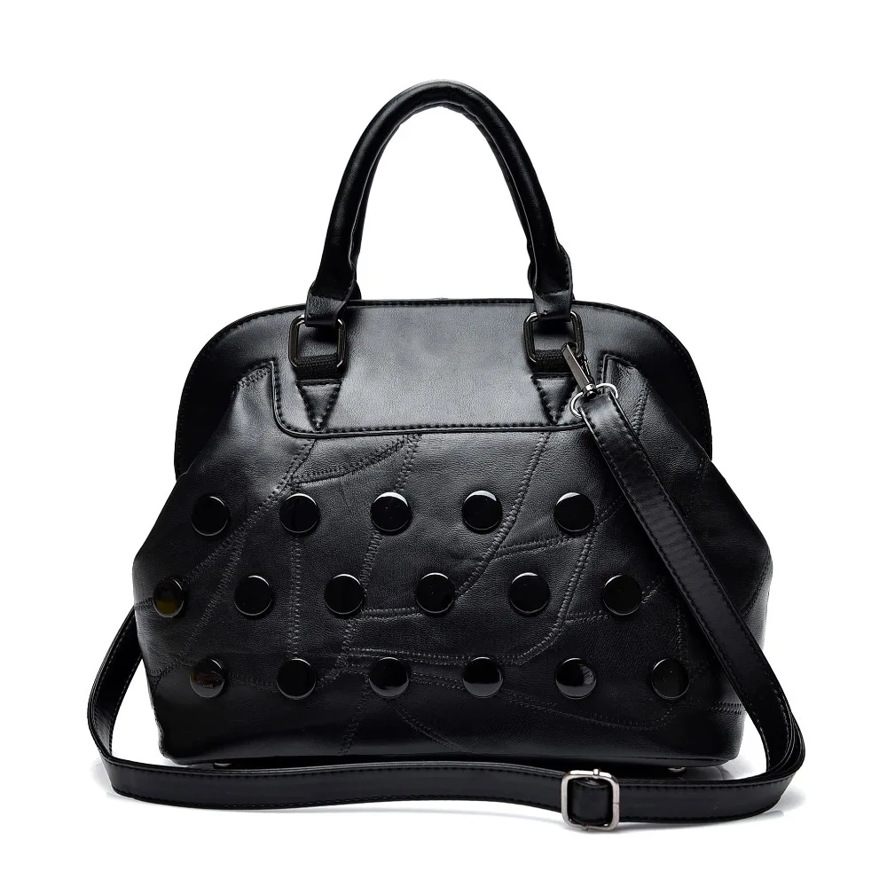 

2018 Brand Genuine Leather Bags Female High Quality Sheepskin Luxury Handbags Designer Women Shoulder Bags Ladies Top-handle
