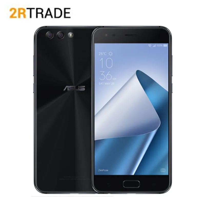 Глобальная Версия Телефона ASUS Zenfone 4 ZE554KL 4G 64G смартфон 5,5 ''Восьмиядерный Snapdragon 630 NFC Android мобильный телефон OTA обновление