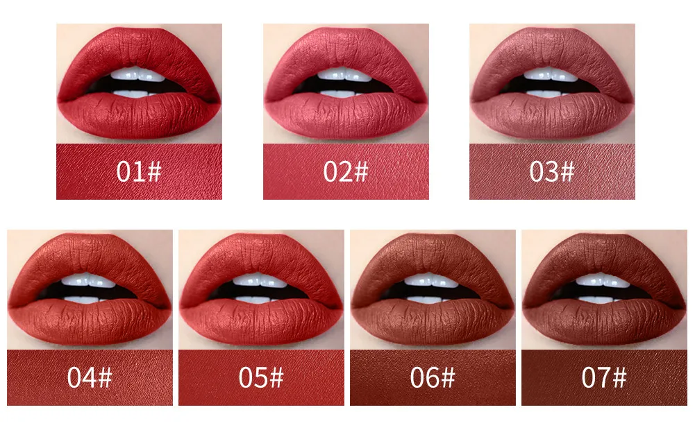 

2019 Top sale waterproof lipstick Matte Liquid Lipstick Waterproof Long Lasting Pigmented Lip labiales mate larga duracion
