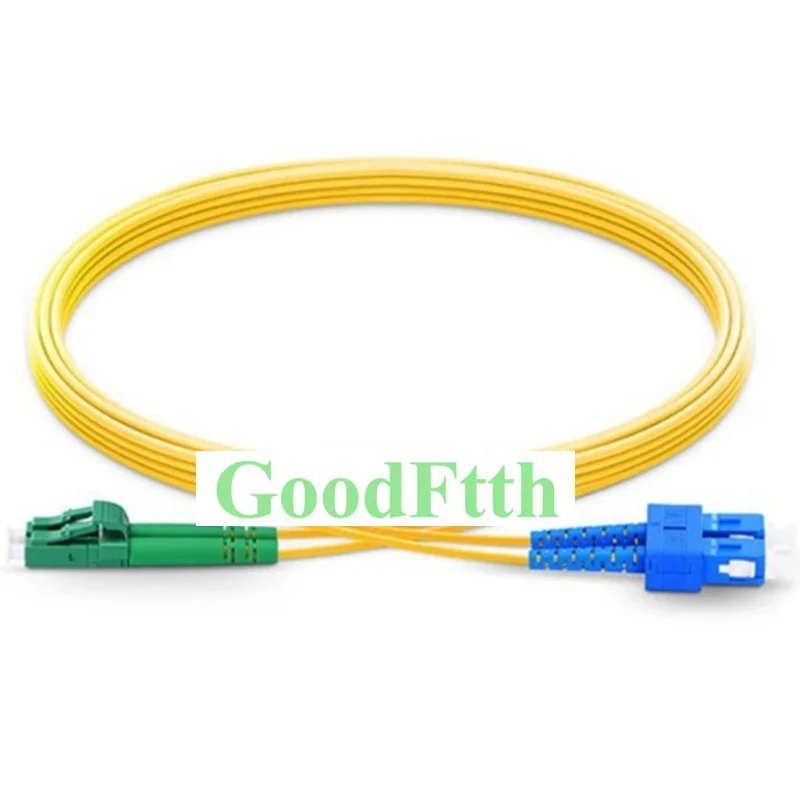 

Fiber Optic Patch Cord Jumper SC-LC/APC LC/APC-SC/UPC SM Duplex GoodFtth 100-500m