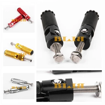 

8 Colors For Vespa Husqvarna Benelli Mv Agusta Hyosung Buell Motorcycle CNC Universal Foldable Footnotes Rearsets Moto Foot Pegs