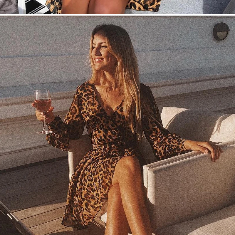 women Leopard dress_1