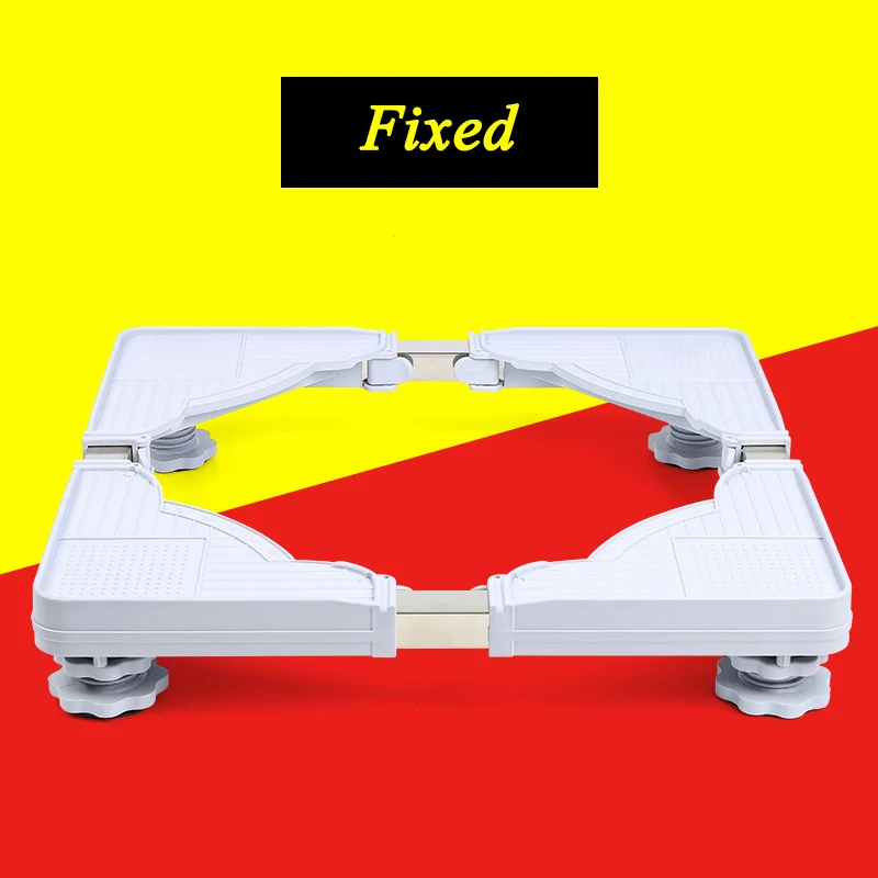  Washing Machine Floor Stand Trolley Adjustable Movable Base Holder for Refrigerator Fridge Universa