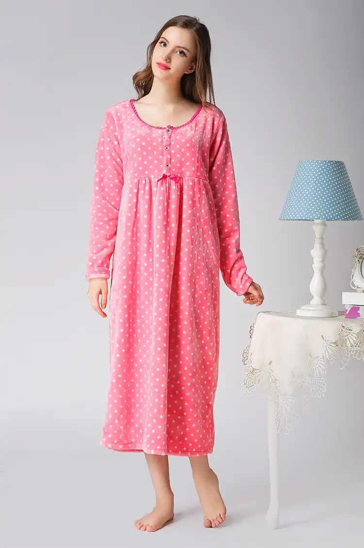 long nursing nightgown