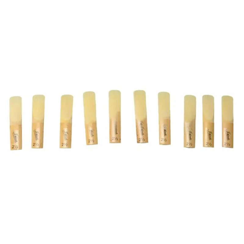 Зебра 10 шт. XZ-AS09 саксофон Arundo Donax Bamboo Reeds для Alto Sax духовые инструменты Запчасти и аксессуары
