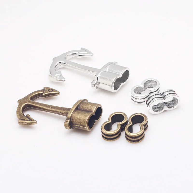 

Metal Zinc Alloy Nautical Anchor Charms for Diy Jewelry Bracelets Making Handmade Craft Charms 8set/lot B5032