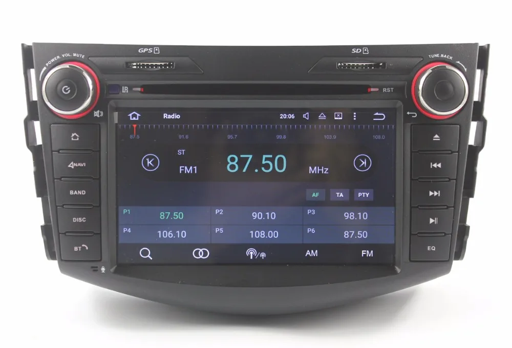 Best HIRIOT Car Android 8.0 DVD GPS Player For TOYOTA RAV4 2006-2011 Octa 8 Core 4G RAM 32G ROM 16G Map Wifi Radio IPS Screen TPMS 3