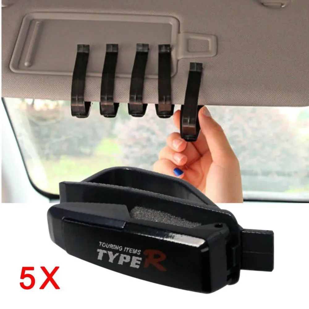Buy 5Pcs Car Fastener Clips Car Vehicle Sun Visor