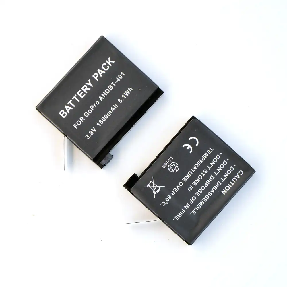 2 шт. x замена аккумулятор + чехол для Gopro герой 4 камеры AHDBT 401 с зарядное устройство