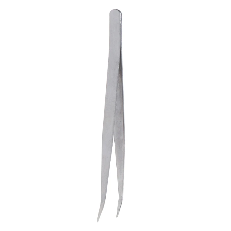 

Fishing Tweezer Curved Head Fly Tying Stainless Steel Earthworm Anti Static Tool