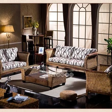 Дизайн дашион досуг диван из ротанга мебель для гостиной